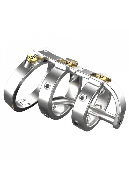 Cage de chasteté avec Tige Full Mechanic 6.5 x 3.5cm 