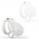 Cage de chasteté FILLY HOOK M 7.5 x 3.1 cm Blanche
