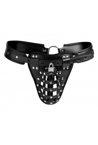 Cage de chasteté intégrale Simili 