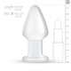 Plug en Verre n° 25 - 9.5 x 4.4 cm 