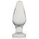 Plug en verre Romance Transparent 9.5 x 3.8cm 