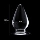 Plug transparent Flawless 10 x 5.5 cm 