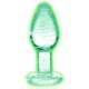 Plug en verre phosphorescent Glow S 7 x 2.8cm 