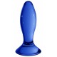 Plug en verre Follower Bleu 9 x 3.5cm 