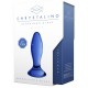 Plug en verre Follower Bleu 9 x 3.5cm 