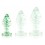 Plug en verre Phosphorescent Butt Glow S 6 x 2.7cm
