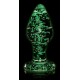 Plug en verre Phosphorescent Butt Glow L 8 x 4cm 