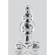 Plug en verre Crystal Jewel 9.5 x 3.5cm 