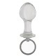 Plug en verre Roundy Glass M 9 x 4.5cm 