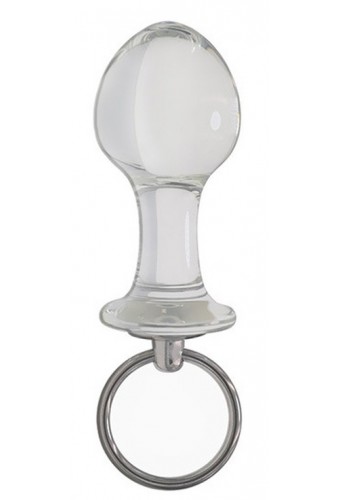 Plug en verre Roundy Glass M 9 x 4.5cm 