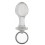 Plug en verre Roundy Glass M 9 x 4.5cm