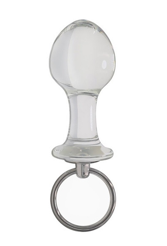 Plug en verre Roundy Glass M 9 x 4.5cm 