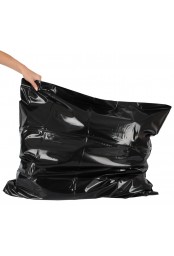 Taie d'oreiller noire en Vinyle 80 x 80cm