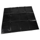 Taie d'oreiller noire en Vinyle 80 x 80cm 