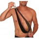 set de 2 Supports pieds en cuir pour sling + 2 mousquetons - 60cm - The Red 