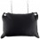 Coussin en cuir 23 x 32cm + Chaînes Noir