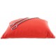Coussin en cuir 23 x 32cm + Chaînes Rouge 