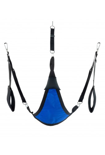 Sling en tissu Triangle - Set complet Bleu 