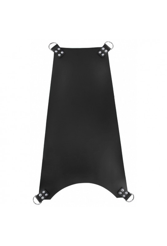 Sling en cuir 4 Points Ajusté Noir 