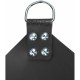 Sling en cuir 4 Points Ajusté Noir 