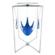 Kit Sling Cuir 5 Points Bleu Armature Grise 