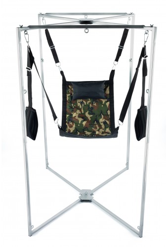 Kit Sling Tissu Carré Camouflage Armature Grise 