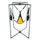 Kit Sling Tissu Triangle Jaune-Noir Armature Noire 