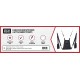 Sling en tissu Mykonos - Set complet - 4 Points Noir 