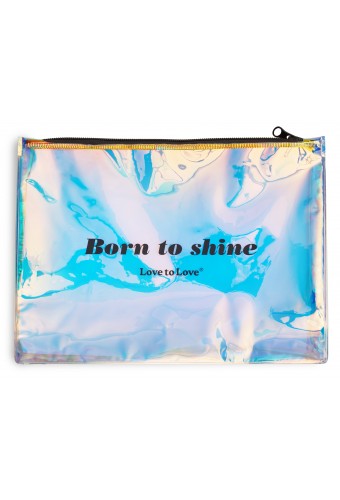 Pochette de rangement Born to Shine Zip noir 