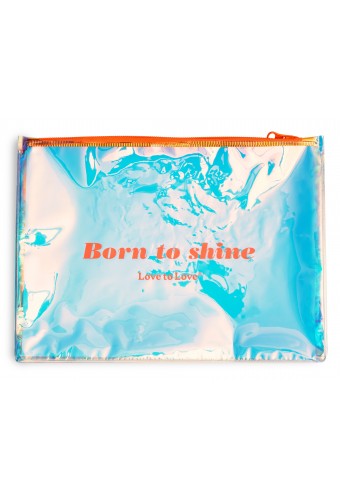 Pochette de rangement Born to Shine Zip Orange 