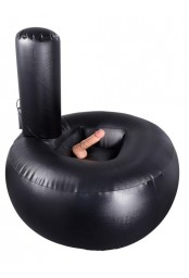 Coussin gonflable avec Gode Lust Thruster Noir