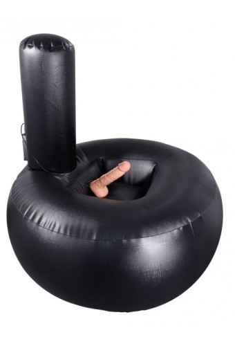 Coussin gonflable avec Gode Lust Thruster Noir 
