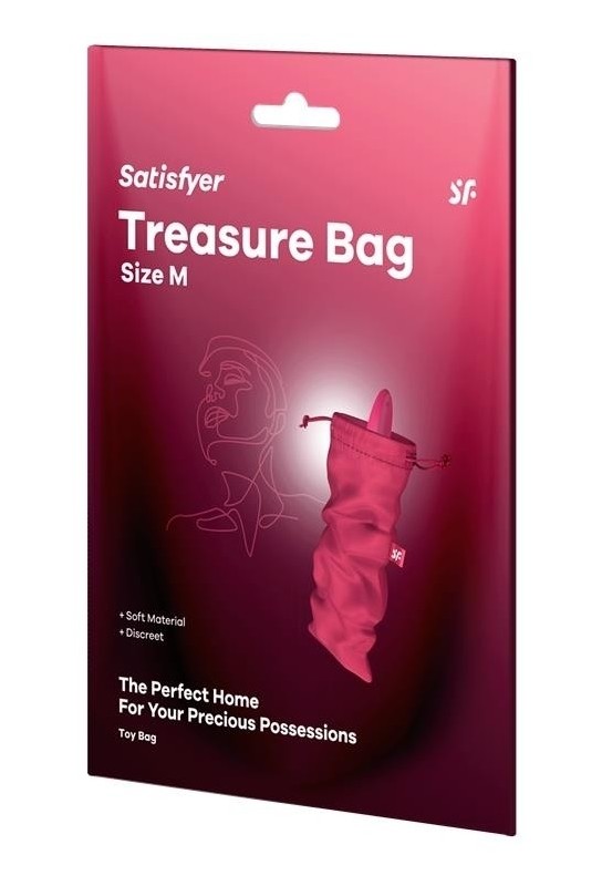 Pochette de Rangement TREASURE BAG M Rose 