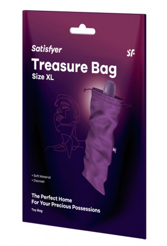 Pochette de Rangement Treasure Bag XL Violet 