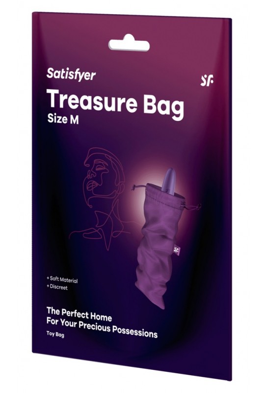 Pochette de Rangement Treasure Bag M Violet 