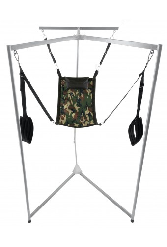 Kit Sling Tissu Rectangle Camouflage Armature Grise 