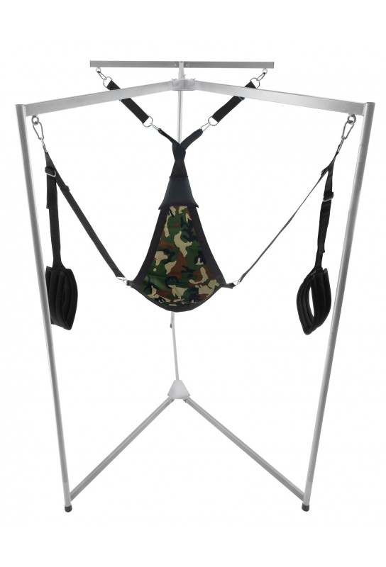 Kit Sling Tissu Triangle Calouflage Armature Grise 