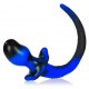 Plug Queue de chien Mastiff 12 x 7 cm Bleu 