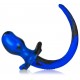 Plug Queue de chien Mastiff 12 x 7 cm Bleu 