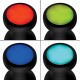 Plug Vibrant Lumineux Light Up Medium 8 x 4 cm