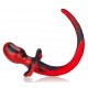 Plug Queue de chien Mastiff 12 x 7 cm Rouge 