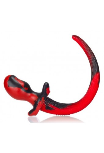 Plug Queue de chien Mastiff 12 x 7 cm Rouge 