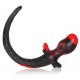 Plug Queue de chien Mastiff 12 x 7 cm Rouge 