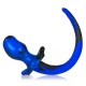 Plug Queue de chien Pug 8.5 x 5 cm Bleu 