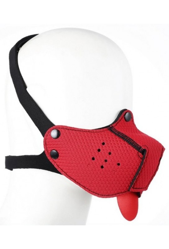 Museau + Langue Néoprène Puppy Rouge 