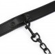 Collier et Laisse Ball Top Noir 