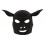 Cagoule Tête de Cochon Pig Noire