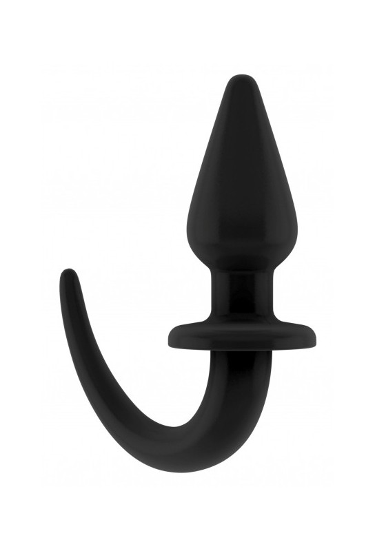 Plug Queue de chien Puppy Plug 9 x 4cm Noir 