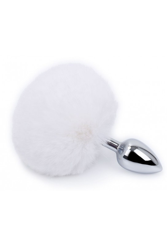 Plug Queue de lapin Bunny Tail 6 x 2.7 cm Blanc 