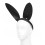 Oreilles de lapin Bunny Simili noir